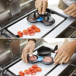 2 Presses à Burger Antiadhésives - Napoleon -Broil King Grill Promos Boutique 2 presses burger plastique napoleon 0629162700605 2