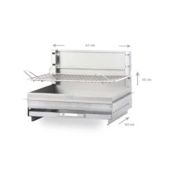 Barbecue Charbon Encastrable Montory Inox Marin - Le Marquier -Broil King Grill Promos Boutique barbecue vintage montory 61 x 40 inox le marquier 3339380062702 2
