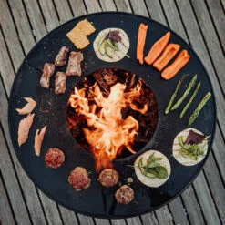Brasero Rond Acier émaillé Noir Bowl + Pied Bas + Plancha - Höfats 18 Brasero Rond Acier émaillé Noir Bowl + Pied Bas + Plancha - Höfats -Broil King Grill Promos Boutique bowl hofats pied bas plancha 4260447330931 8