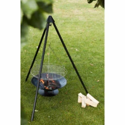 Brasero Junko ø60 Cm Fonte + Trépied + Grille Acier Chromé + Housse - Barbecook -Broil King Grill Promos Boutique brasero junko trepied grille housse barbecook 5400269202156 3