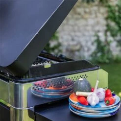Combo Plancha Gaz Fusion 60 Inox Marin 2 Brûleurs Avec Chariot - ENO -Broil King Grill Promos Boutique combo fusion 60 inox eno 3224780043386 7