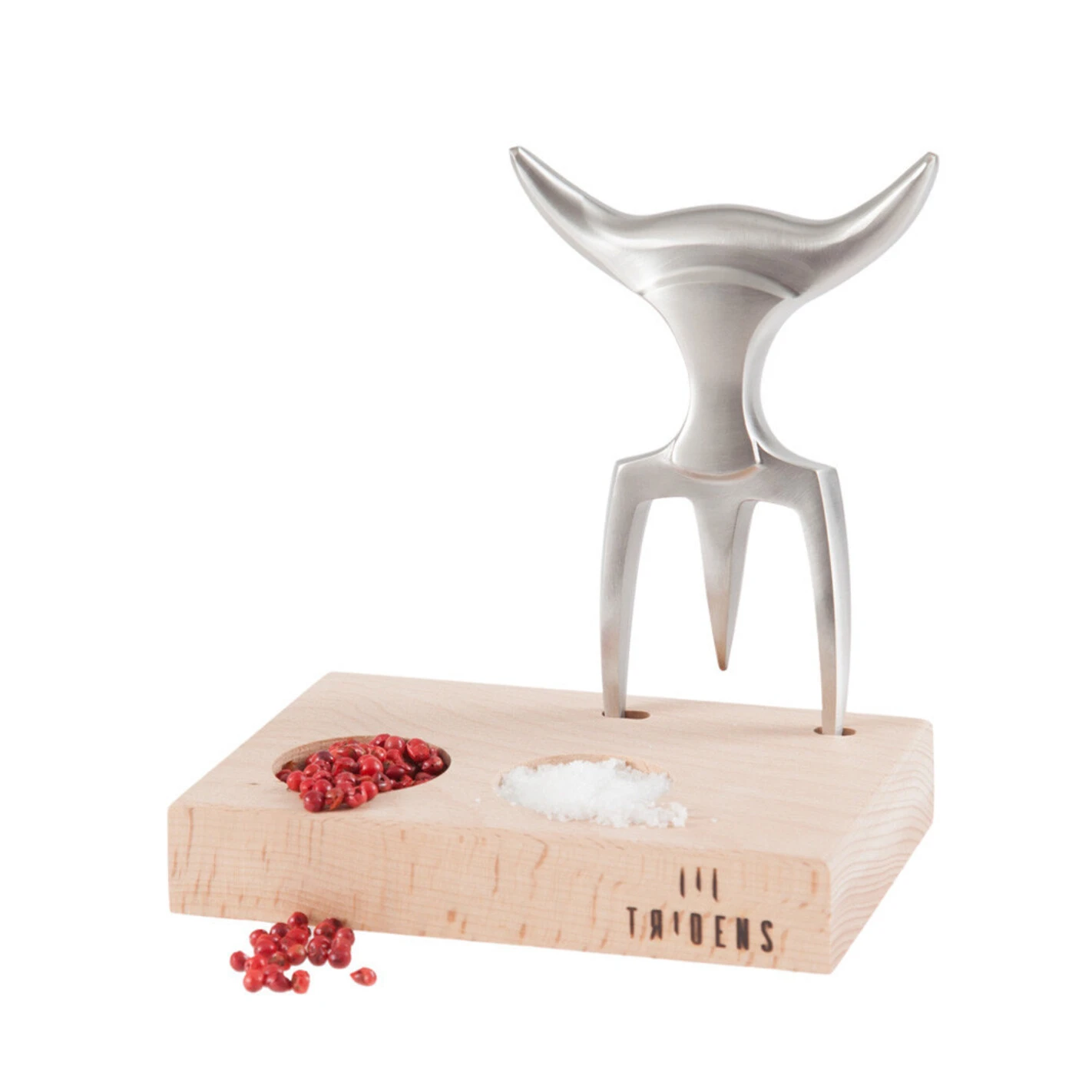 Fourchette à Viande Tridens Inox Brossé + Support 3 Fourchette à Viande Tridens Inox Brossé + Support – Image 3