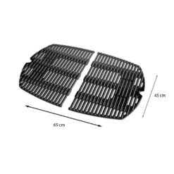 Grille De Cuisson Fonte émaillée Q300/Q3000 - Weber 6 Grille De Cuisson Fonte émaillée Q300/Q3000 - Weber -Broil King Grill Promos Boutique grille de cuisson pour q300 barbecue a gaz weber 0077924038853 2