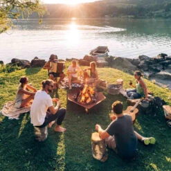 Brasero Corten Triple ⌀120 Cm - Höfats 8 Brasero Corten Triple ⌀120 Cm - Höfats -Broil King Grill Promos Boutique hofats triple 120 cm 4260447330443 3