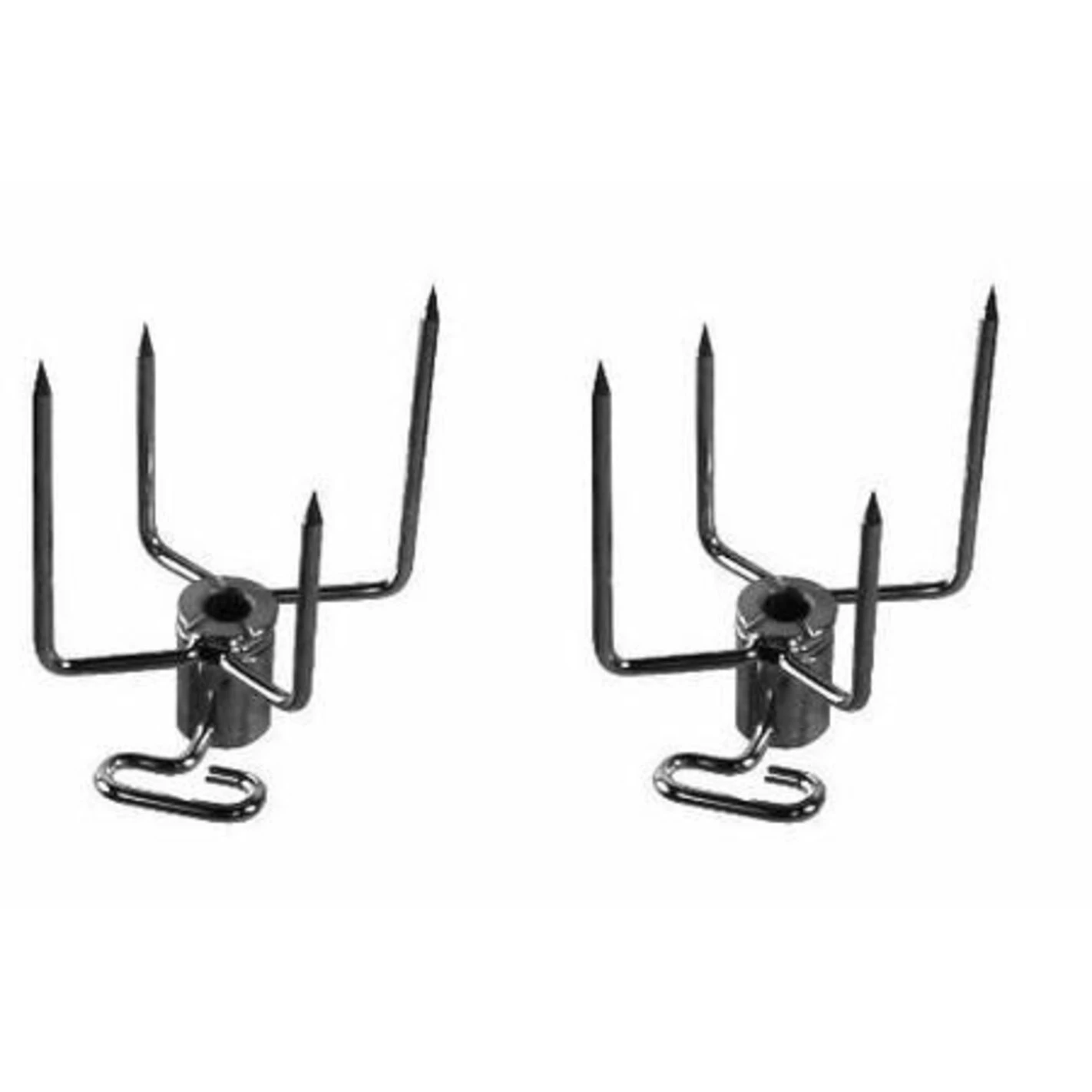 Lot De 2 Fourches Pour Rôtissoire Barbecue - Broil King 1 Lot De 2 Fourches Pour Rôtissoire Barbecue - Broil King