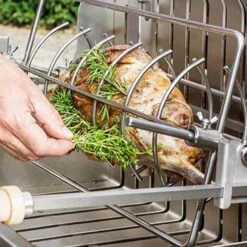 Barbecue Charbon Mendy Inox Marin + Chariot Inox + Tournebroche - Le Marquier -Broil King Grill Promos Boutique mendy inox sur chariot le marquier 3339380167155 3