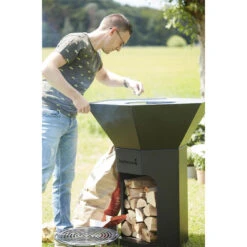 Brasero Plancha Nestor Original Noir Acier Galvanisé - Barbecook -Broil King Grill Promos Boutique nestor original noir barbecook 5404035700785 3