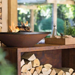 Brasero Plancha OFYR Island 100 En Corten + Plan De Travail Teck 17 Brasero Plancha OFYR Island 100 En Corten + Plan De Travail Teck -Broil King Grill Promos Boutique ofyr island 100 brasero plancha 7430440898821 8