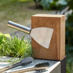 Brasero Plancha Island Corten PRO 100 Bois De Teck + Housse - Ofyr -Broil King Grill Promos Boutique ofyr island pro 100 teck 2020000022121 6