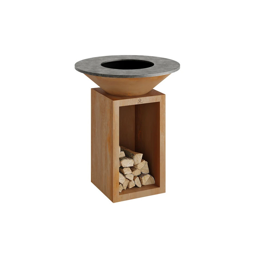 Pack Brasero Storage 85 Corten + Couvercle - OFYR 2 Pack Brasero Storage 85 Corten + Couvercle - OFYR – Image 2