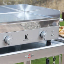 Pack Plancha Gaz K 65 Cm + Desserte Plein Air - Krampouz -Broil King Grill Promos Boutique pack k 65 gaz chariot plein air krampouz 2020000031512 3
