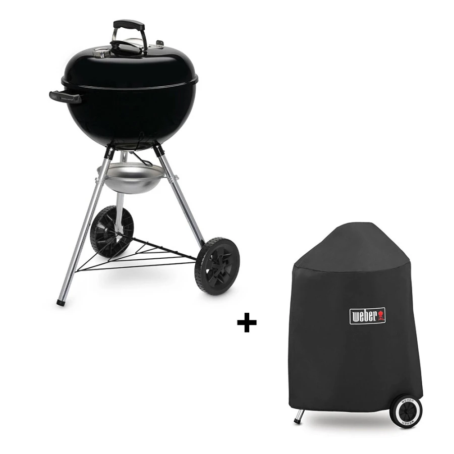 Pack Barbecue Charbon Original Kettle 4710 + Housse - Weber 1 Pack Barbecue Charbon Original Kettle 4710 + Housse - Weber