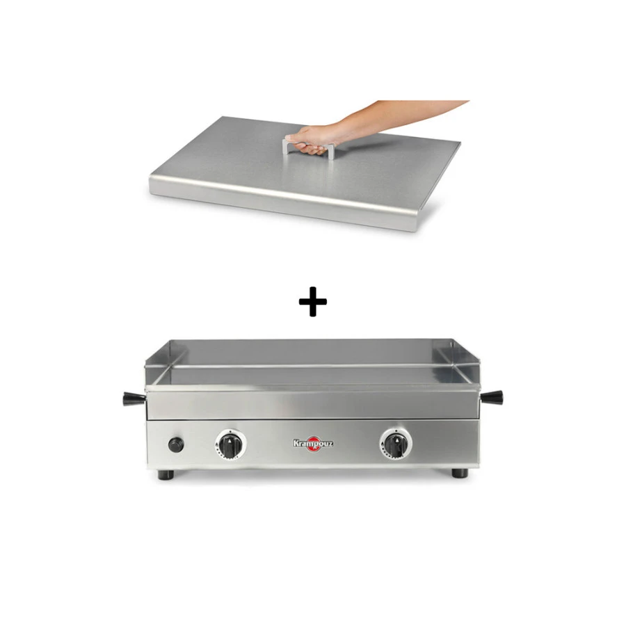 Pack Plancha Gaz Design 65 + Capot - Krampouz 1 Pack Plancha Gaz Design 65 + Capot - Krampouz