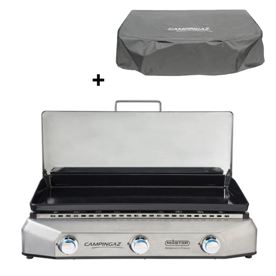 Plancha Gaz Master 3 LX + Couvercle - Campingaz 1 Plancha Gaz Master 3 LX + Couvercle - Campingaz