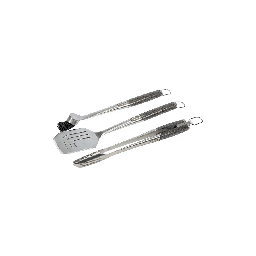 Set 3 Ustensiles Inox Pour Barbecue - Louisiana Grills 1 Set 3 Ustensiles Inox Pour Barbecue - Louisiana Grills