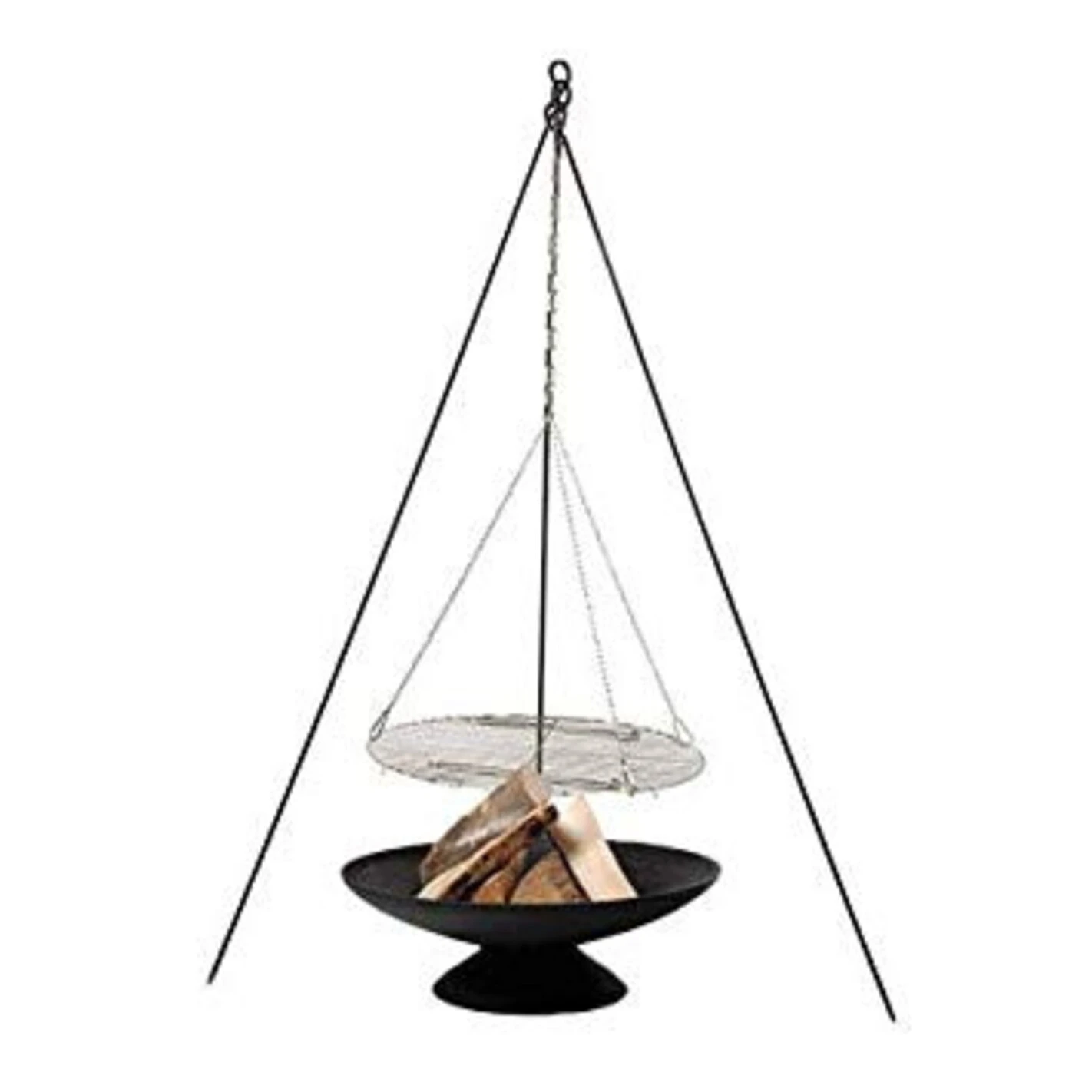 ESSCHERT DESIGN Trepied Acier Noir 160 Cm 3 ESSCHERT DESIGN Trepied Acier Noir 160 Cm – Image 3